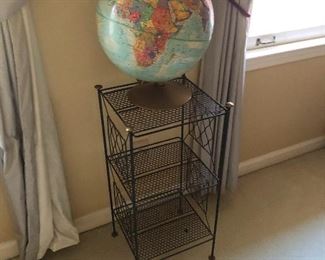 I love that vintage album stand!! You will have to fight me for that