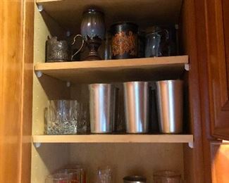 Look how organized. My own cupboards look like that scene in Poltergeist when they open the bedroom door for the ghost hunters and everything inside is flying around.