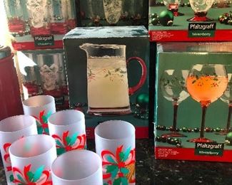 Pfaltzgraff Holiday glassware!