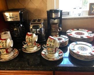 high class coffee paraphernalia 