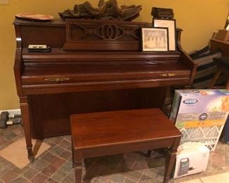 Upright piano!