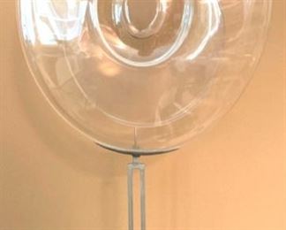 Venetian Glass, Livio Seguso, b. 1930, sculpture 19.5"h, stand 16.5".