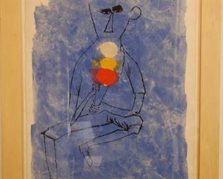 "Ice Cream Cone", Ben Shahn, 1898-1969, Lithograph, 22"30