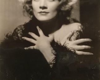 Rare publicity photo, 8x10, of Marlene Dietrich, from "Shanghai Express".