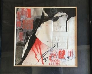 "Urgent", Antoni Clave, Spanish, 1913-2005, Etching with Aquatint, 14"x14"