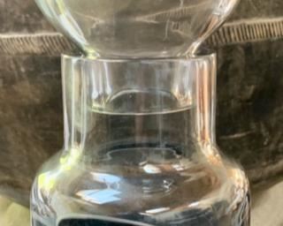 Livio Seguso, b.1930, 2 piece Glass Sculpture, 11"h.