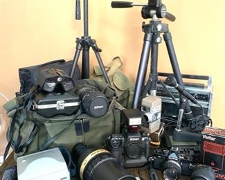 Vintage Cameras and Photo Equipment