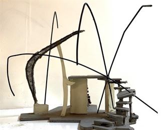 Milton Katselas, Stage Set Model for "Camino Real" by Tennessee Williams.