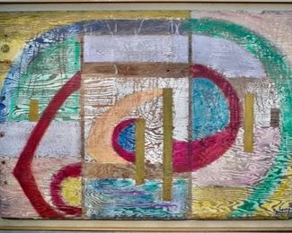 Milton Katselas, Acrylic on Plywood, 4'x6'