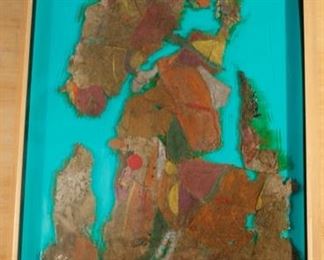 Milton Katselas, Mixed Media, 22"x48".