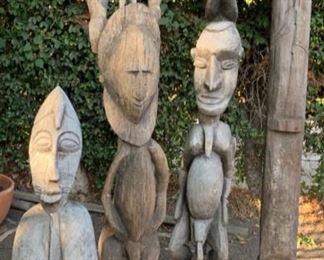 Weathered African Wood Sculpture