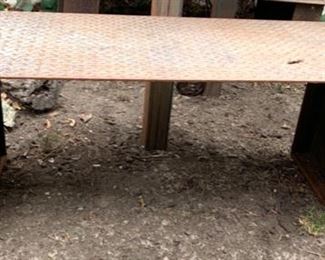 Reclaimed Steel and Iron Pieces to make Table/Base