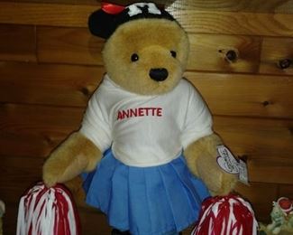 Cheerleading teddy bear