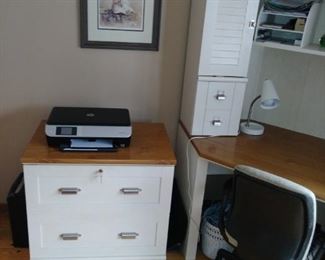 Matching two drawer side table