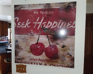 Seek happiness wall Art