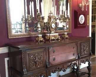 SIDEBOARD & MIRROR