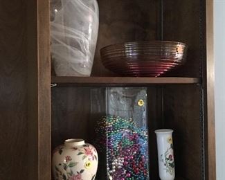 Assortment of vases and decorative bowls