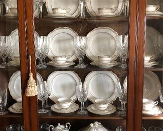 Spode Sheffield China goes perfect with Waterford Crystal!