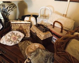 Purses galore vintage, antique, and brand new!