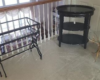 Accent Tables and Bar Cart