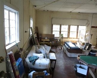 Garage off Garden Room 