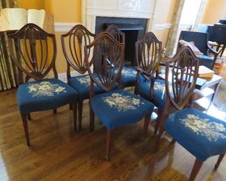 6 chairs in Living Room