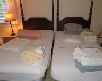 Upstairs bedroom- make a right at end of stairs, bedroom on right