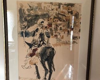 Moshe Gat Lithograph
