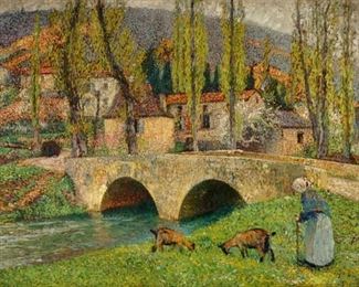 Henri Martin Bridge Labastide du Vert OilCanvas