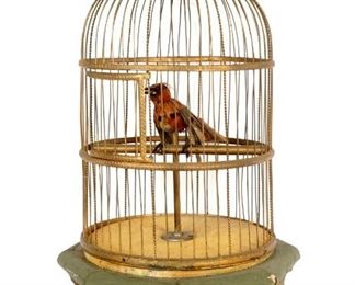 Large Singing Bird in Cage Automaton