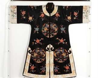 Late Qing Chinese Silk Robe