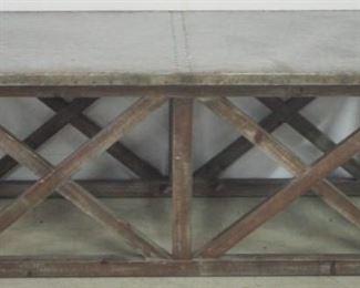 Sterling clad coffee table