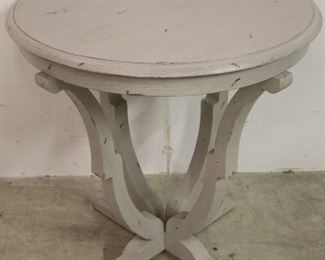 Accents Beyond gray side table