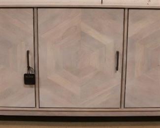 Dezaro honeycomb inlaid console