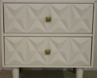White 2 drawer stand