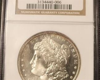 1882 MS65 Morgan silver dollar