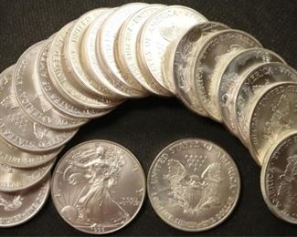 Uncirculated American Silver Eagles
