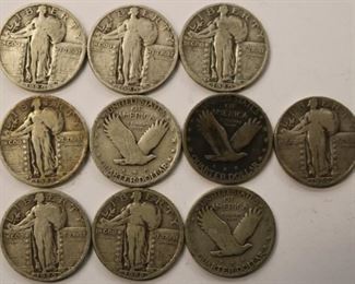 Standing liberty coins