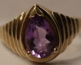 10K Amethyst Ring