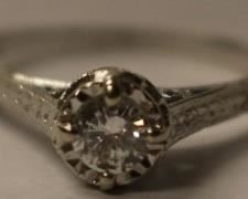 14K .30 RBC Diamond Ring SZ 7