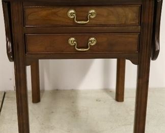 Drop side table by Stickley