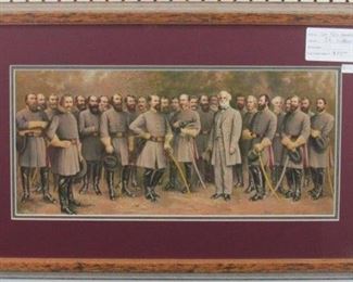 Lee & His Generals by GB Matthews