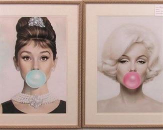 Marilyn Monroe / Audrey Hepburn bubblegum