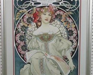 Art Nouveau Print by Alphonse Mucha