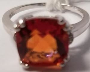 Sterling Silver Azotic ring sz 7