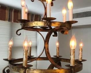 Vintage Erwin Gruen Chandelier https://ctbids.com/#!/description/share/281399