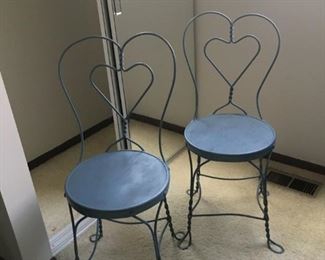 Matching Ice Cream Parlor Chairs