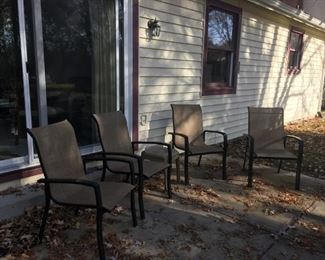 Patio Chairs and Side Tables
