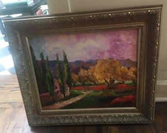 Original painting of landscape