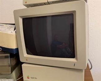 Apple Computer with Printer, Manual, and More